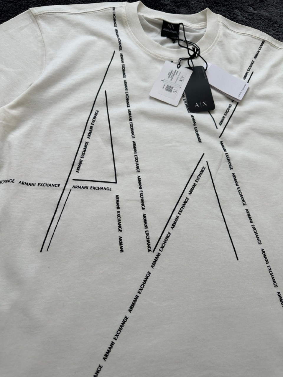 Big AX Logo Cotton T-Shirt