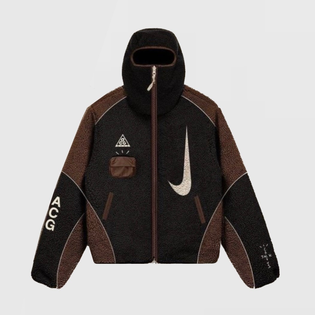 Cactus Jack ACG Ninja Fleece x Travis Scott  - Siyah/Kahverengi