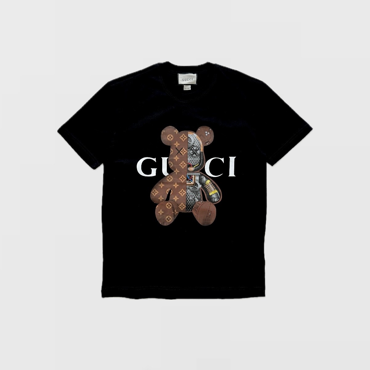 Bear Logo Cotton T-Shirt