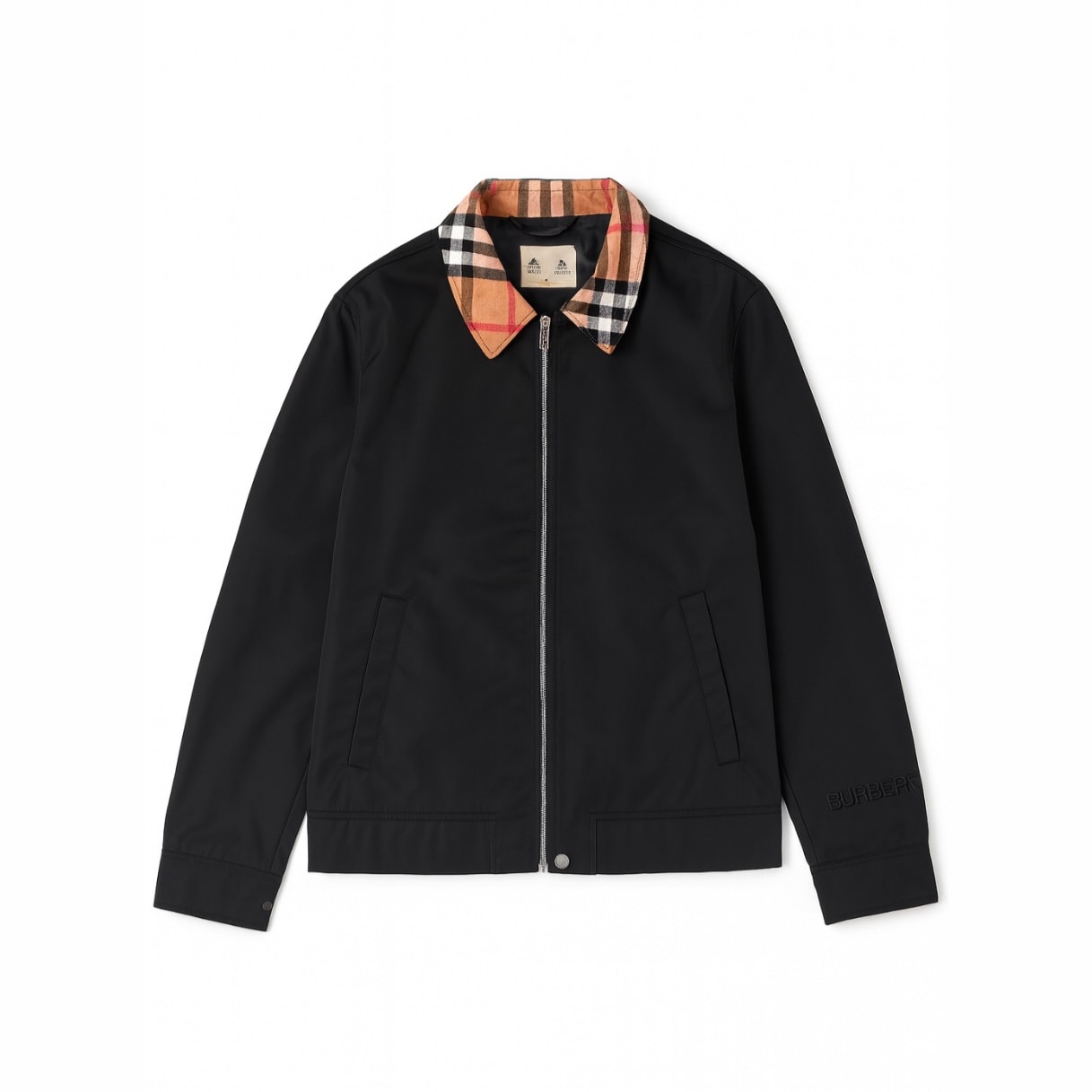 EKD Yaka Logo Embroidered Ceket