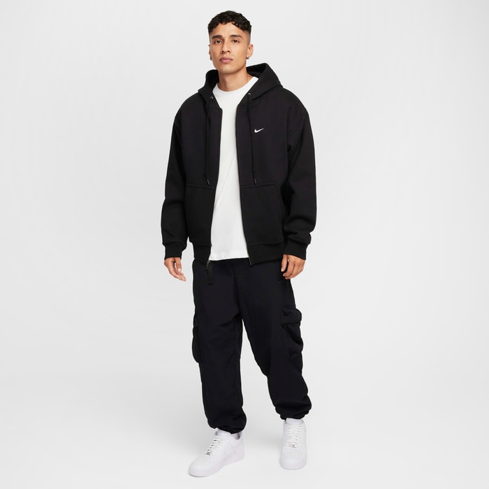 Solo Swoosh Fermuarlı Kapüşonlu Ceket