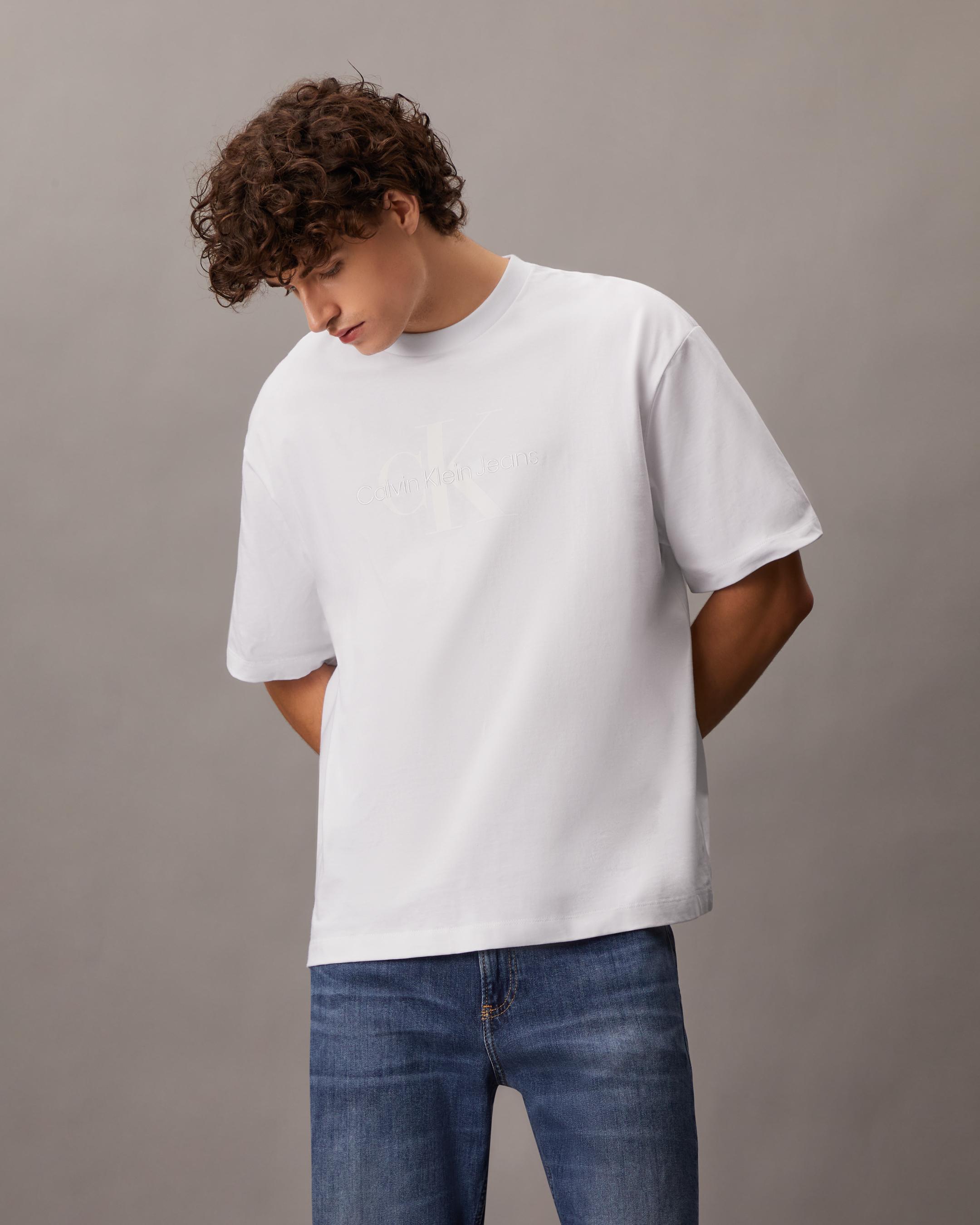 cK Premium Erkek T-Shirt - Beyaz