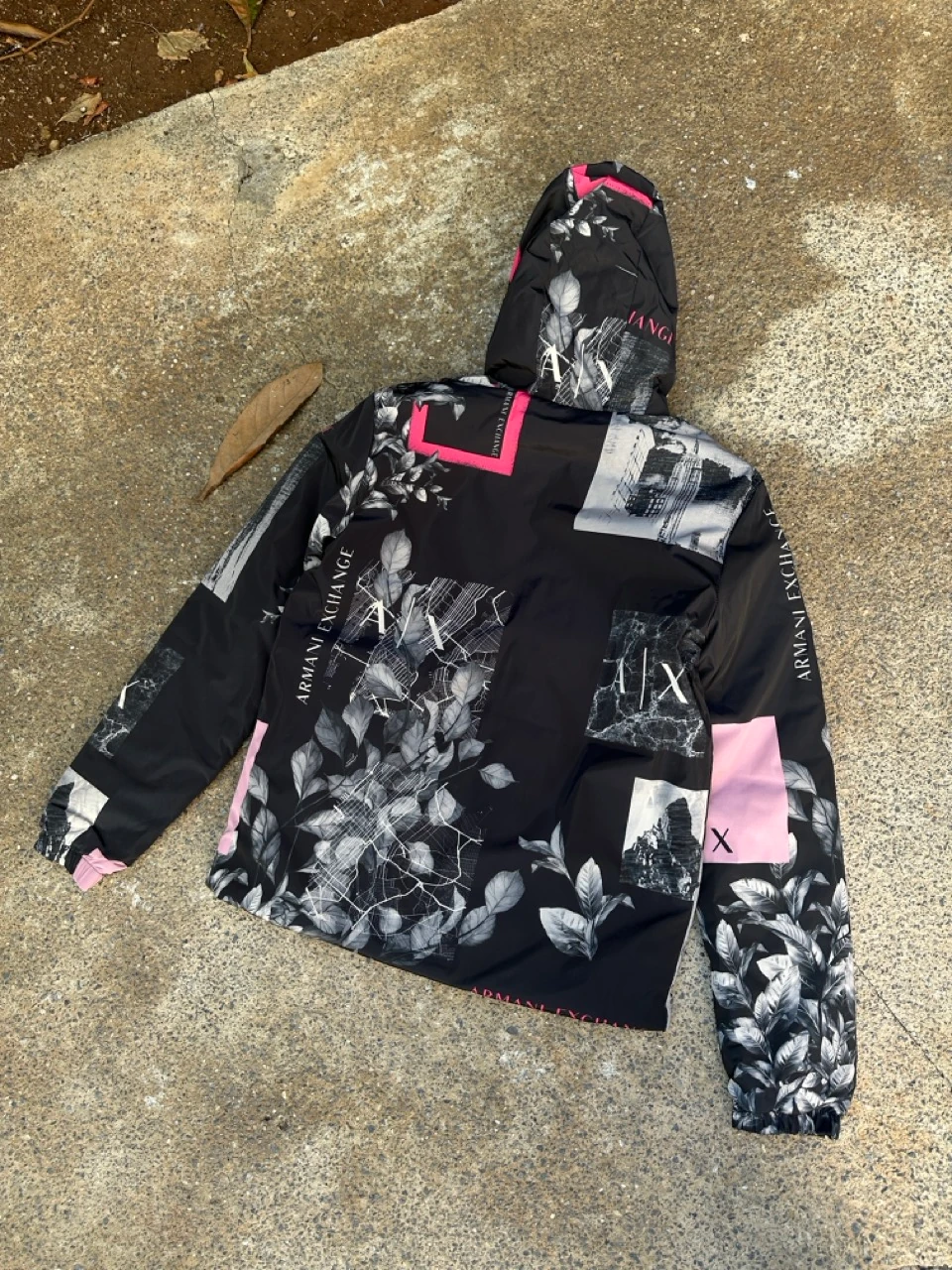 Exchange Desenli Erkek Mont