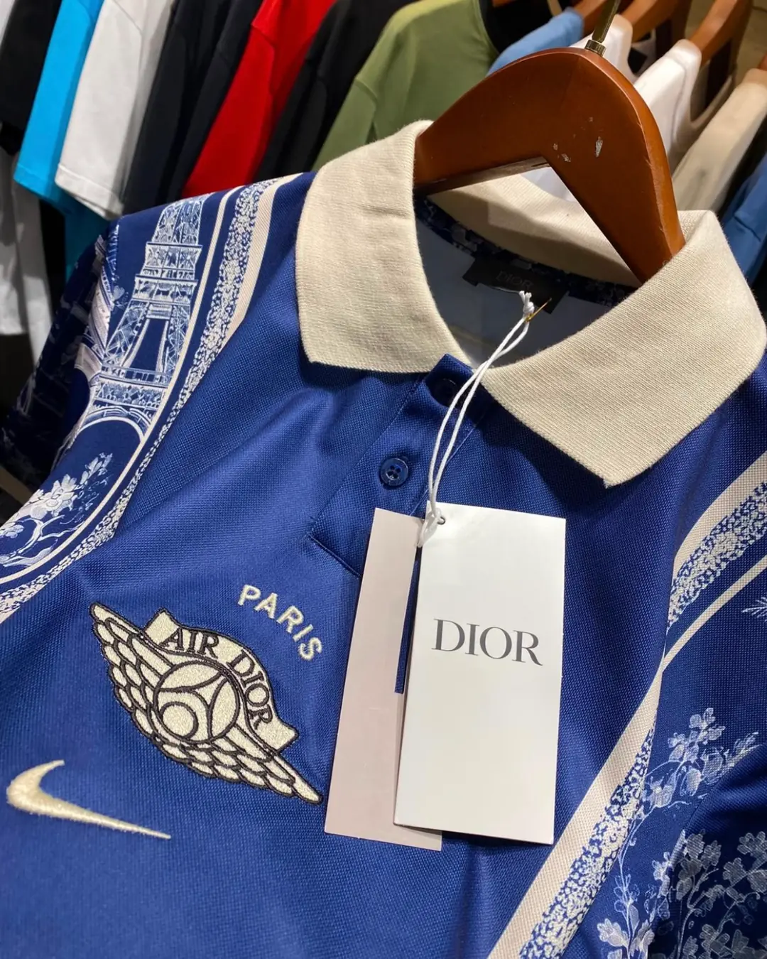 PSG x Nike x Dior Special Edition Polo T-Shirt