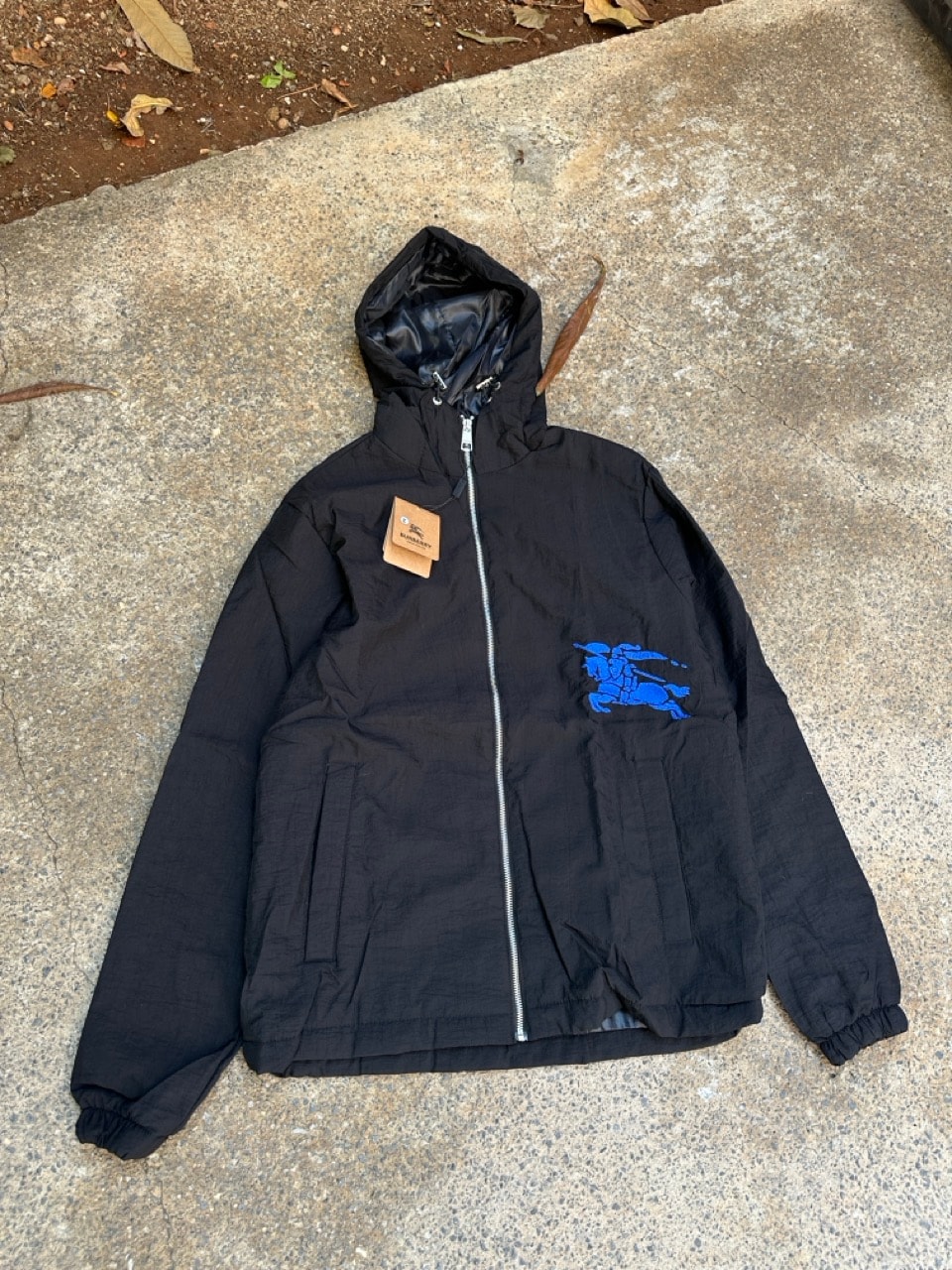 Nylon Hooded Ceket