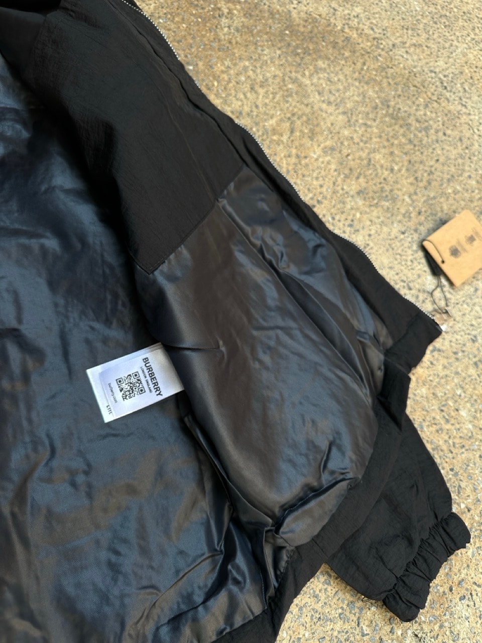 Nylon Hooded Ceket