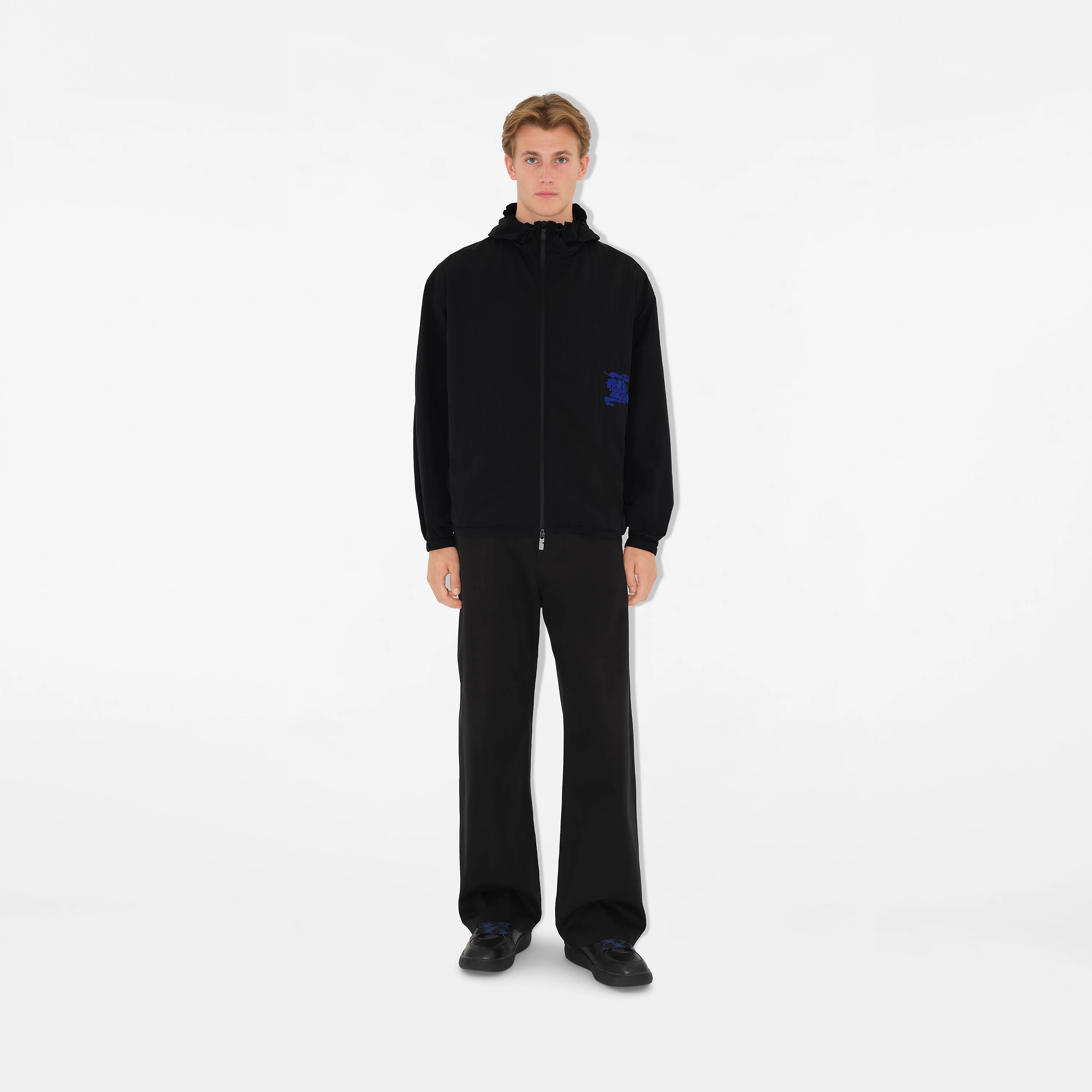 Nylon Hooded Ceket