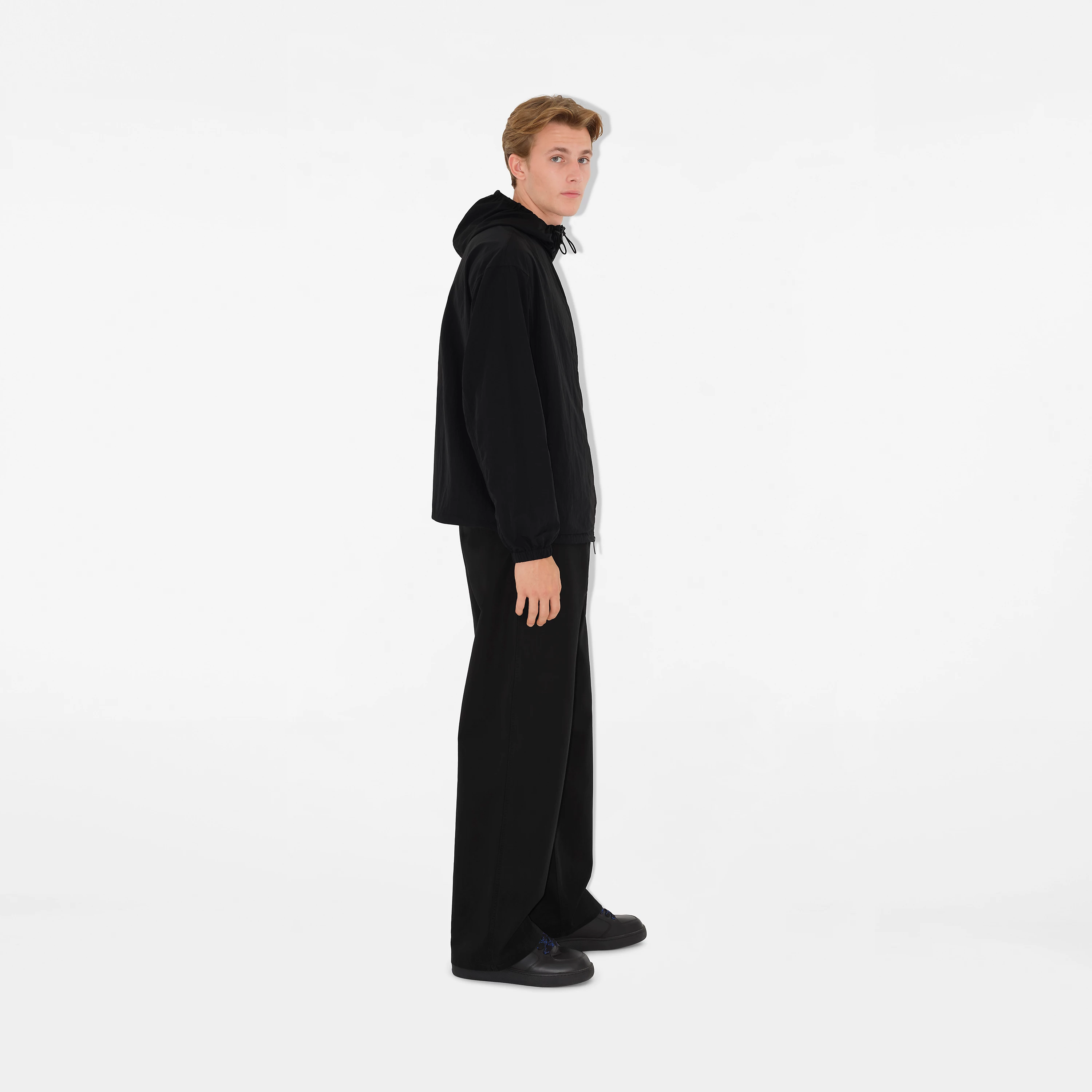 Nylon Hooded Ceket