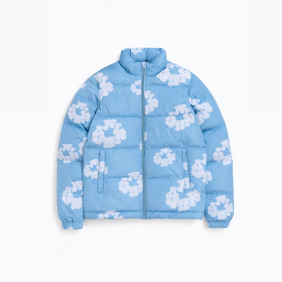 Denim Tears Floral Print Puffer Mont