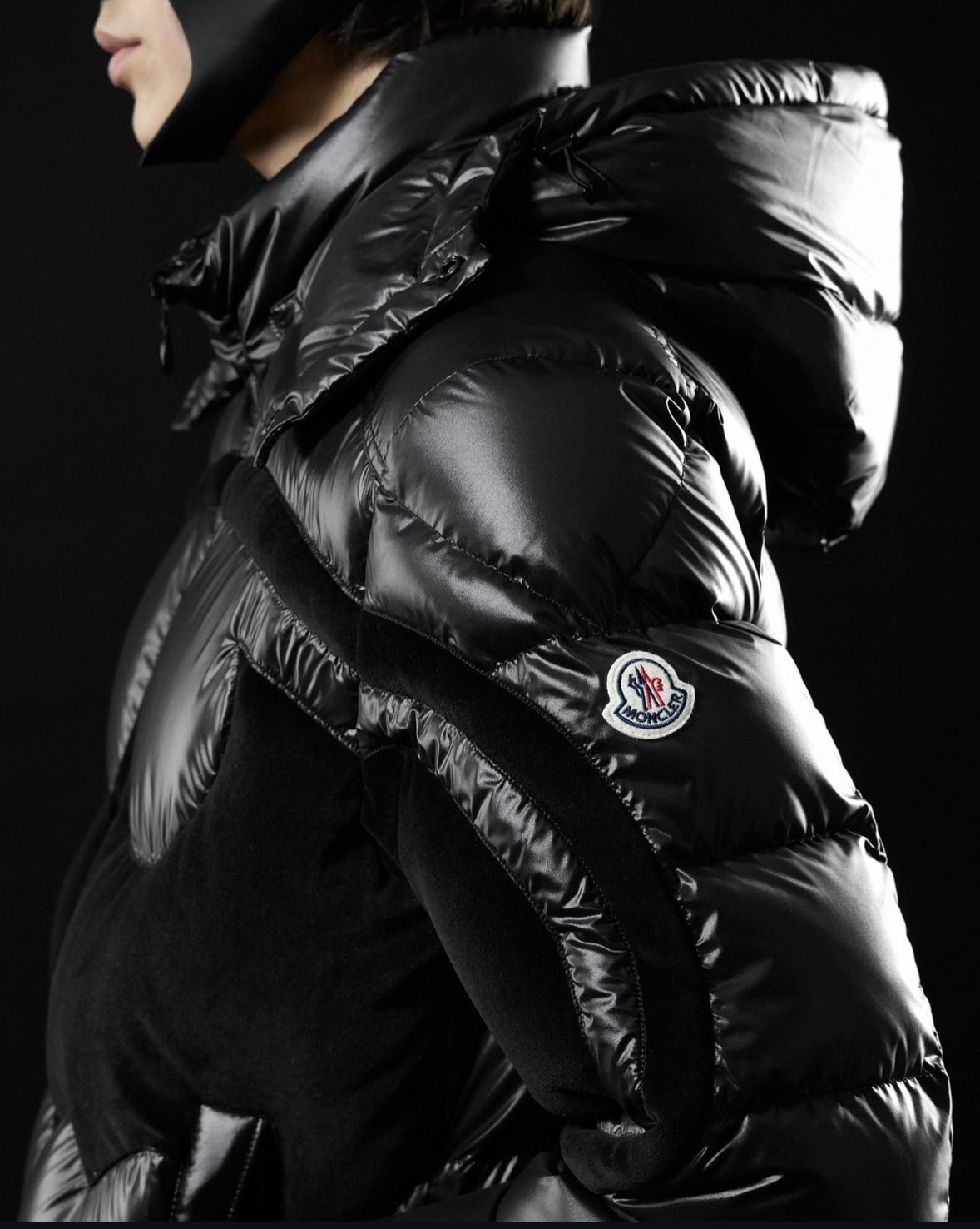 Moncler Solander Batman Kaz Tüyü Mont