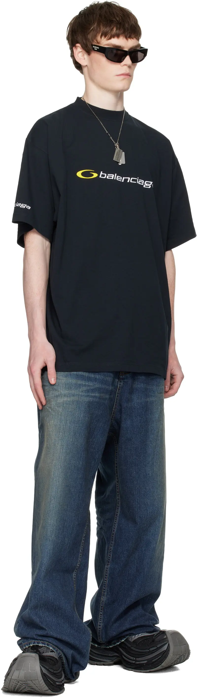 Balenciaga Loop Sports Icon Oversized T-Shirt