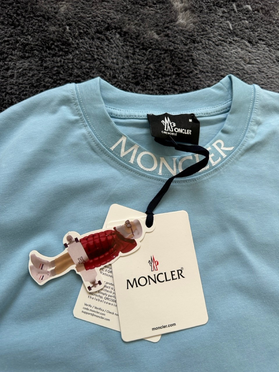 Half Oversize Big Logo Cotton T-Shirt