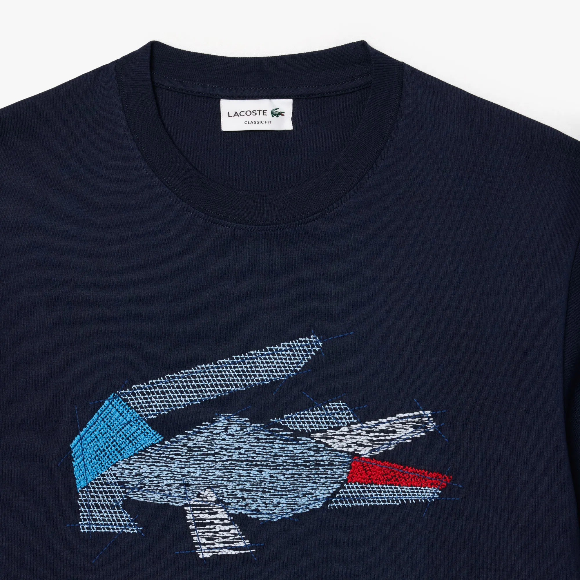 Classic Fit Bisiklet Yaka T-Shirt