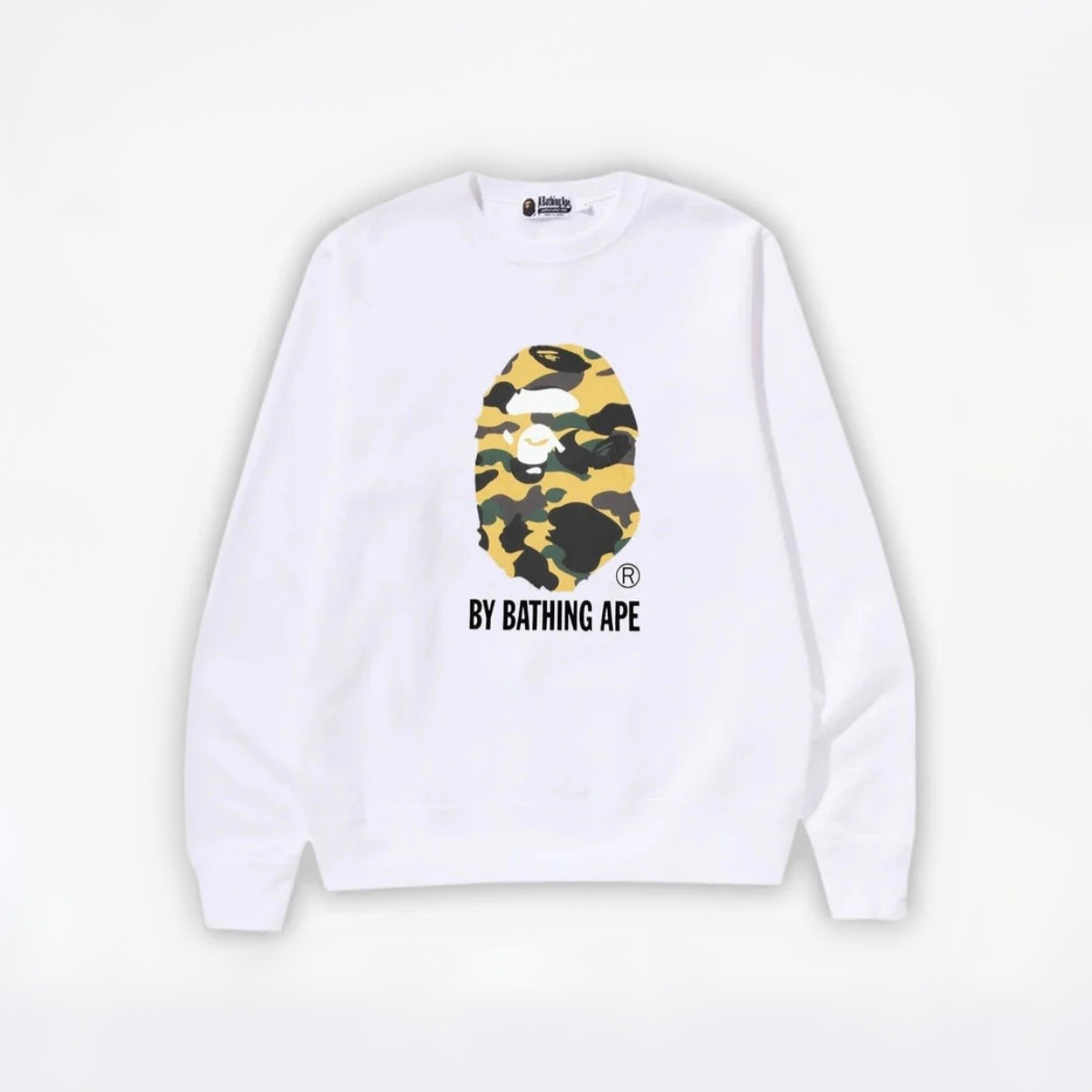 1ST Camo Sweatshirt - Beyaz