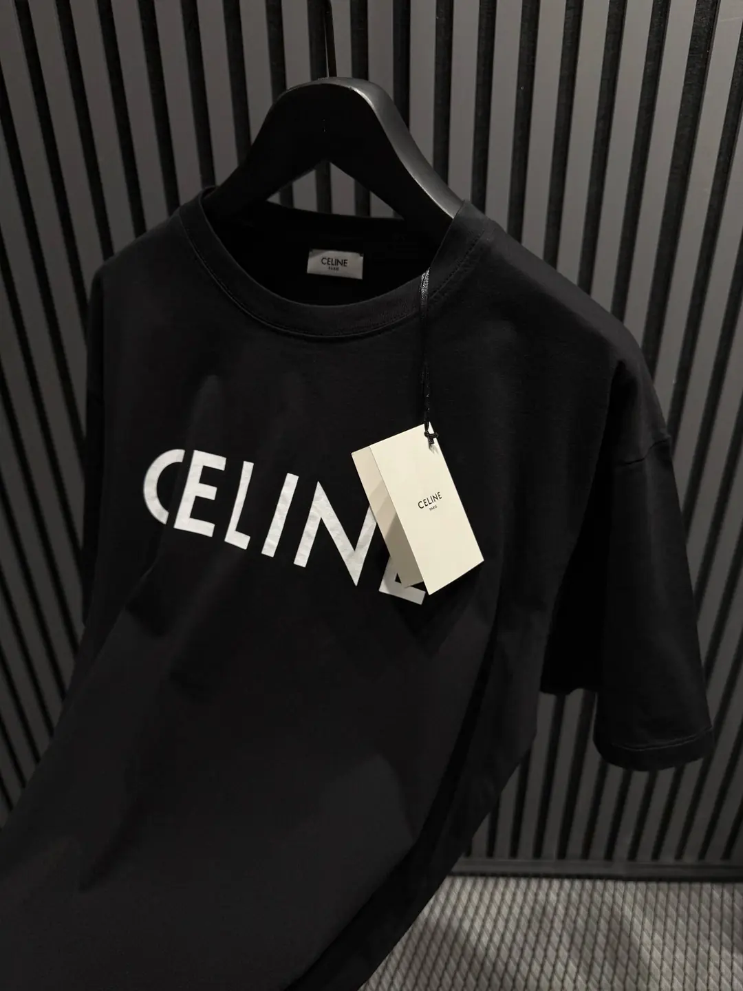 Celine Loose Cotton Jersey T-Shirt