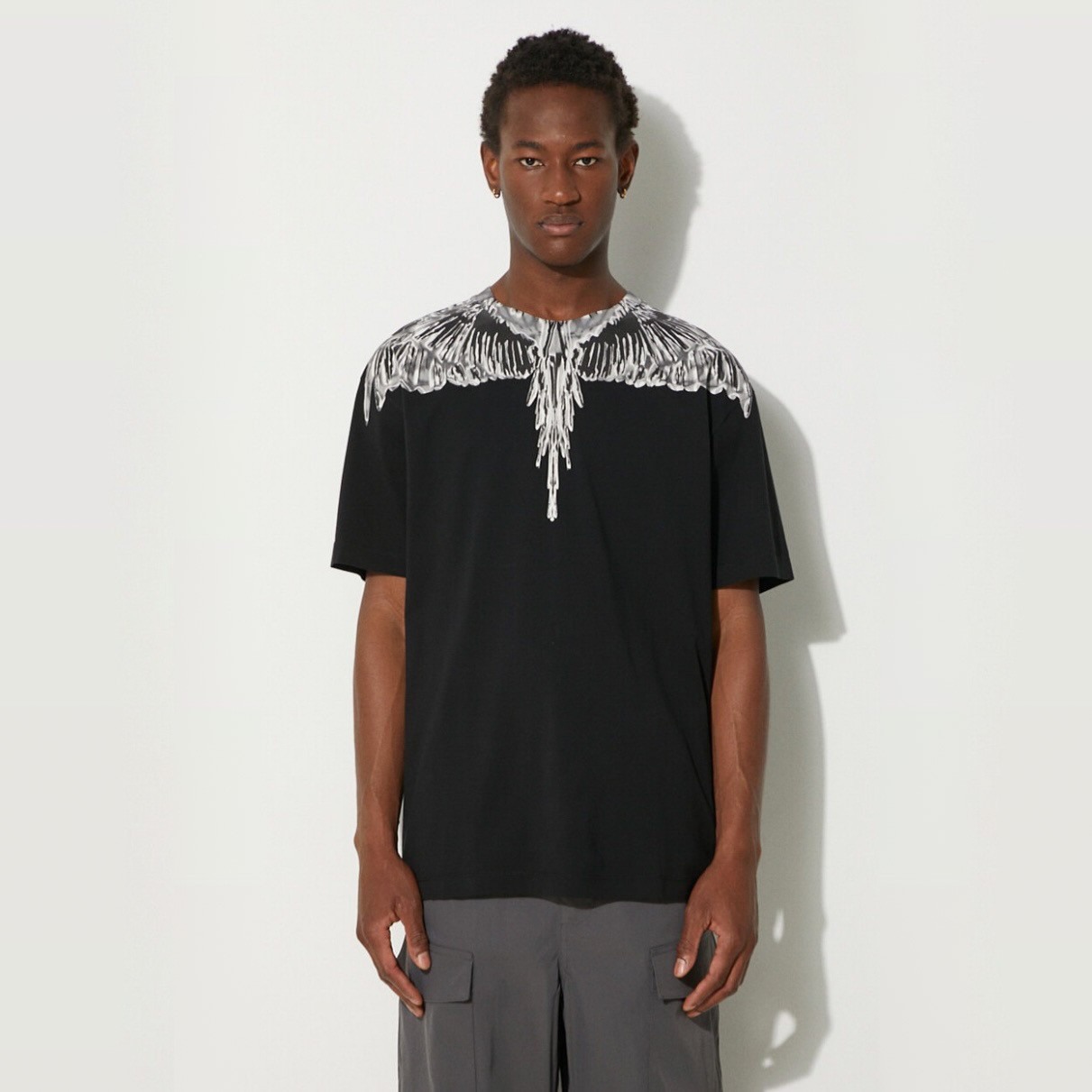 Eagle Wings T-Shirt - Siyah/Beyaz