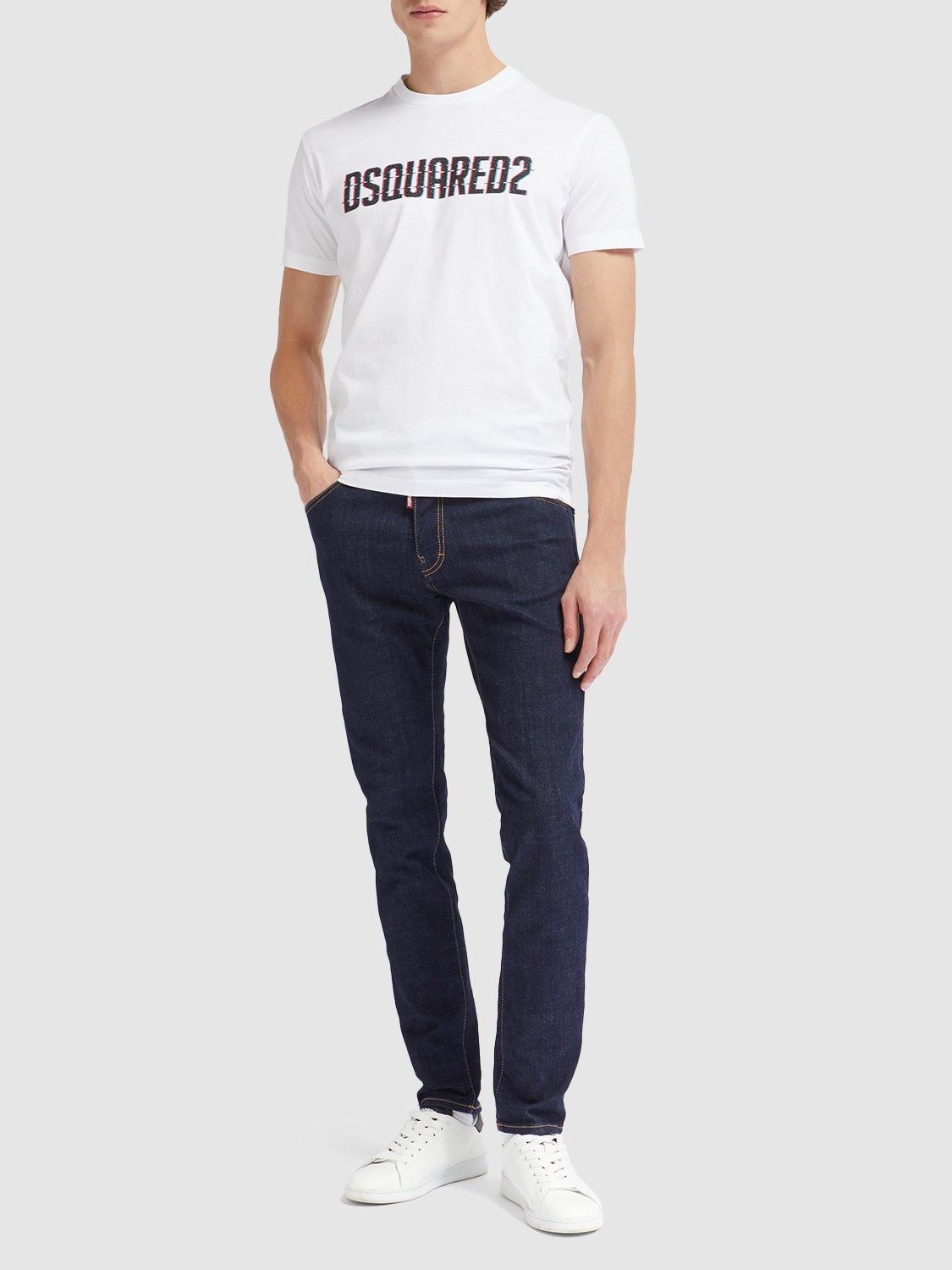 Blurry Logo Classic Fit T-Shirt