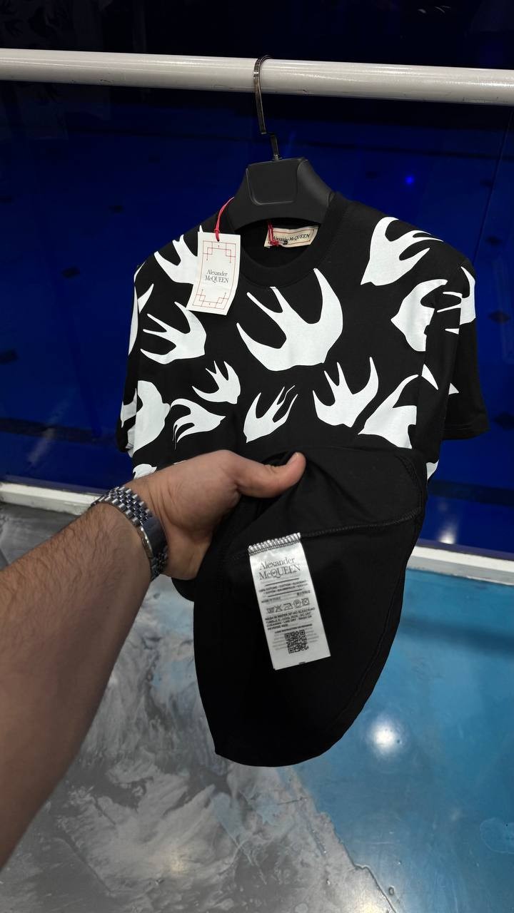 Bird Pattern T-Shirt