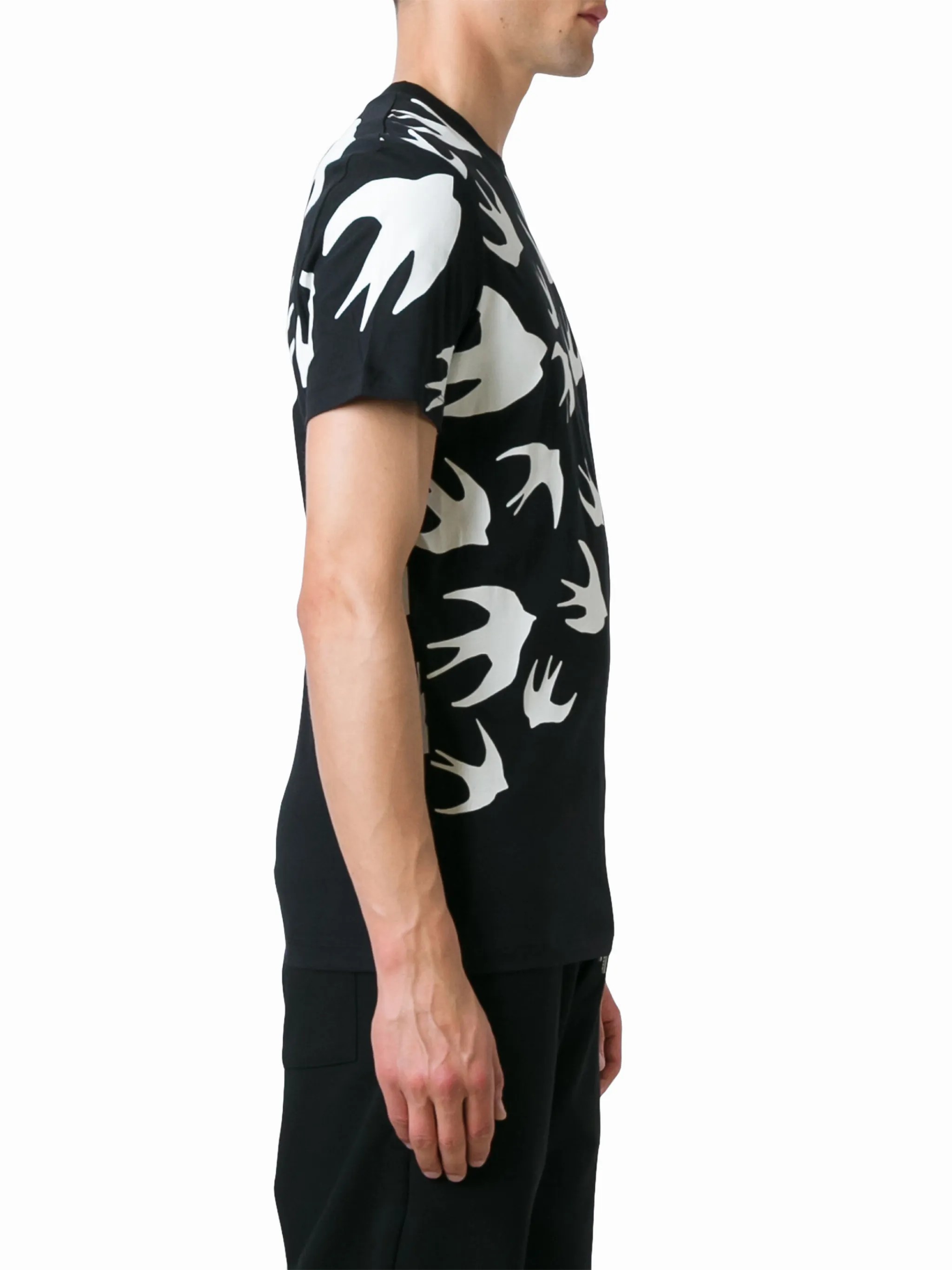 Bird Pattern T-Shirt