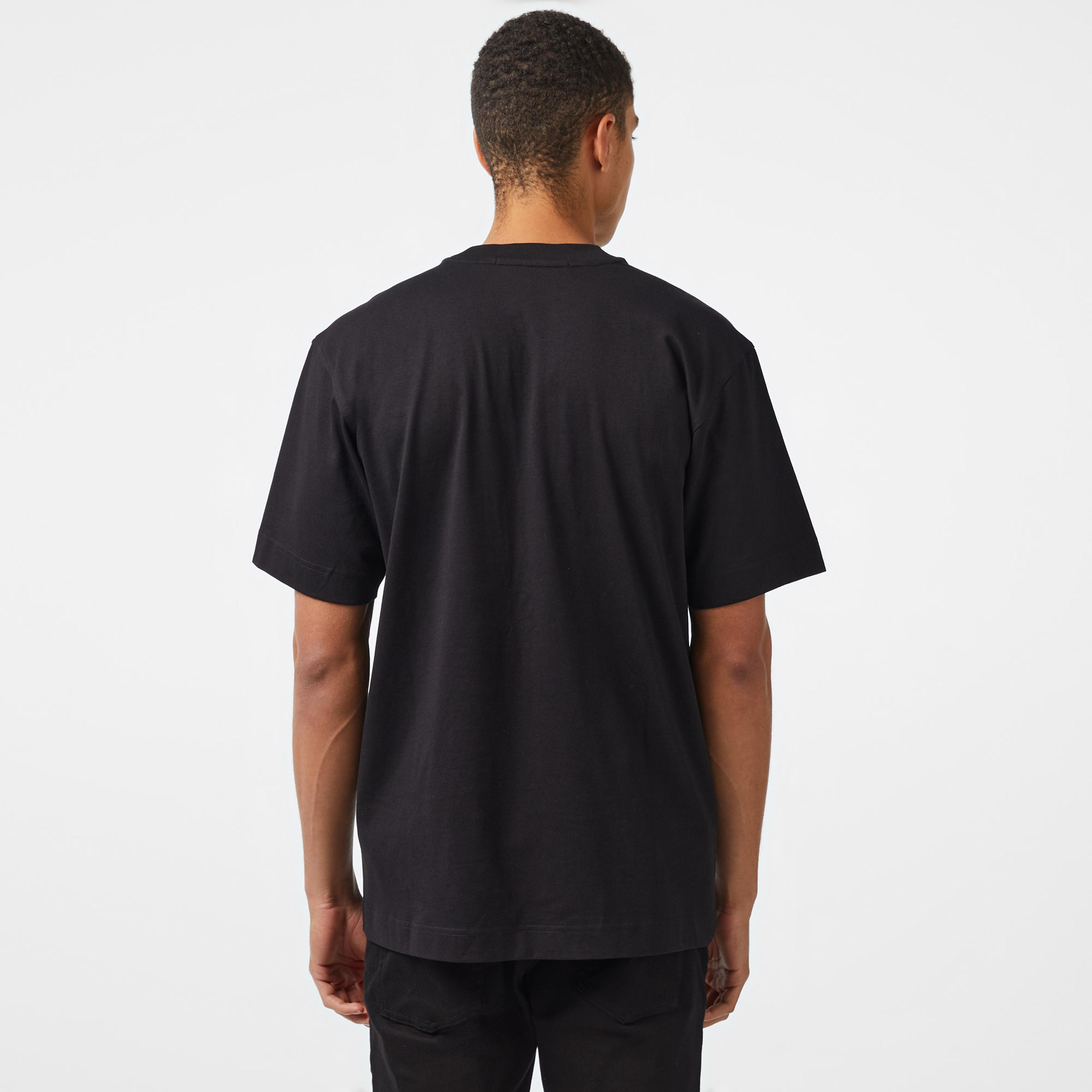 CK Jeans Applique Erkek Siyah T-Shirt