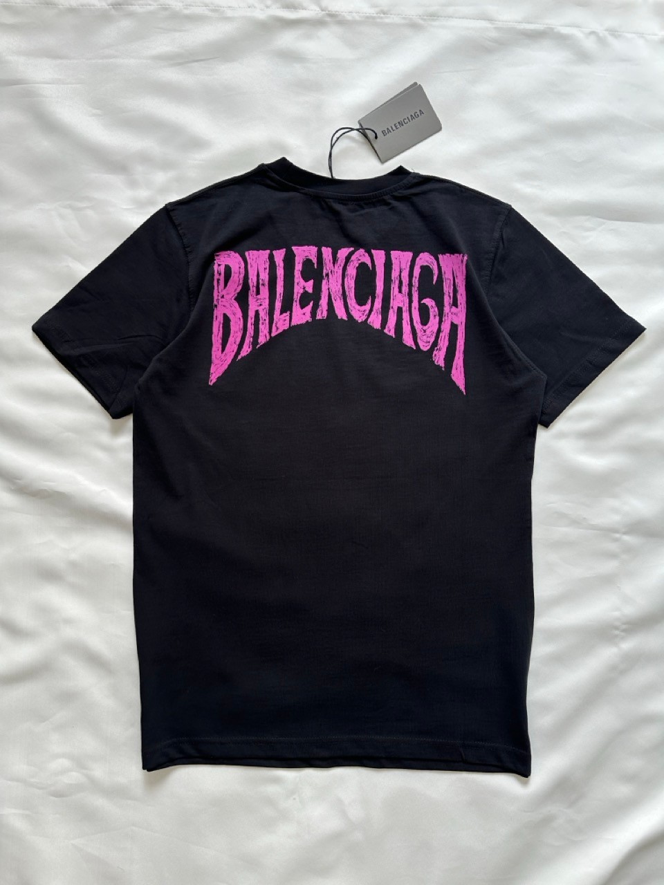 Pink Logo Cotton T-Shirt