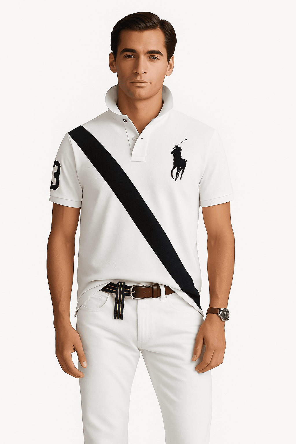 Big Pony Mesh Polo Yaka T-Shirt