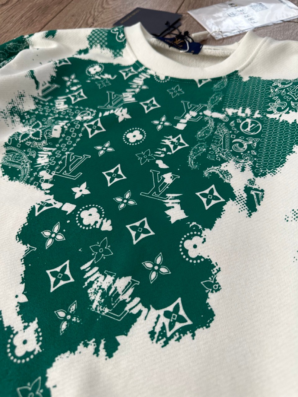 Hologram Sweat Beyaz/Yeşil