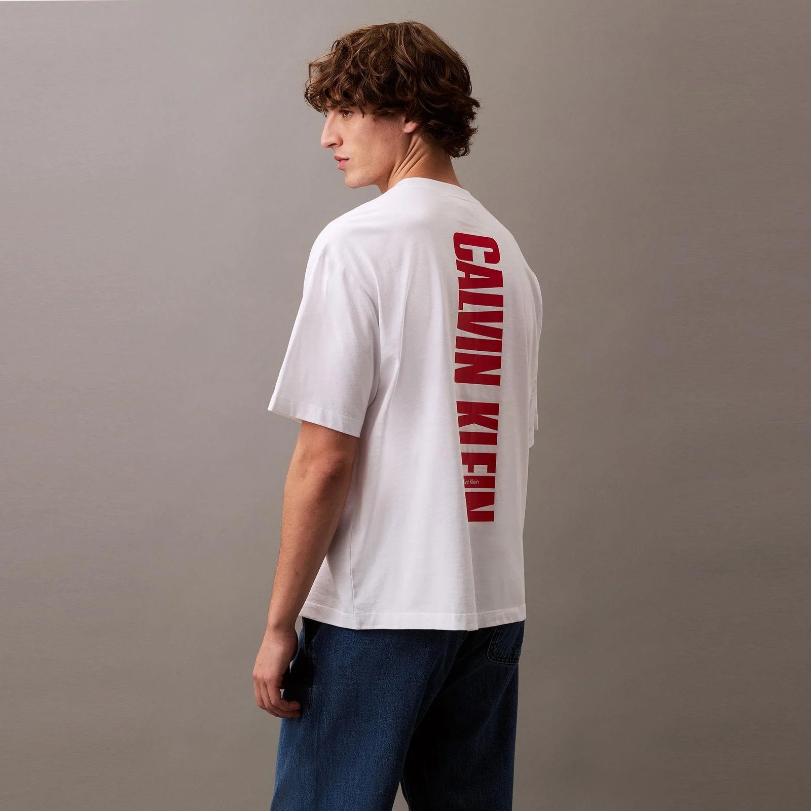 CK Erkek Regular Fit Big Red Bemol Logo