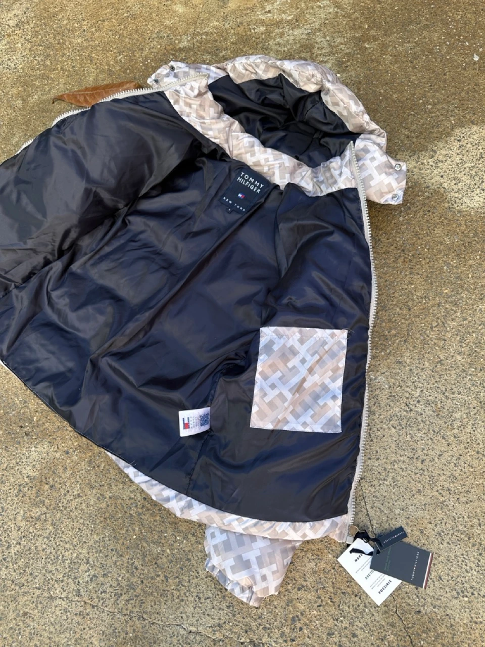 Tjm Alaska Down Desenli Puffer Mont