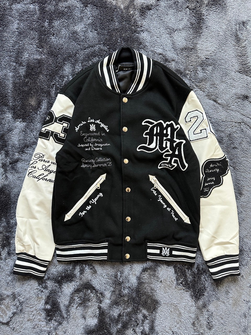 Logo Patch Bomber Ceket