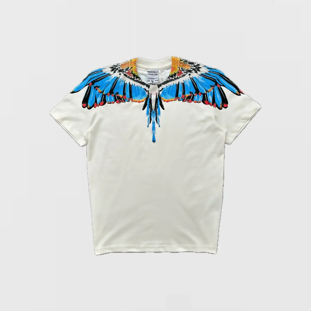 Marcelo Burlon Kanat Desenli T-Shirt Marcelo Burlon