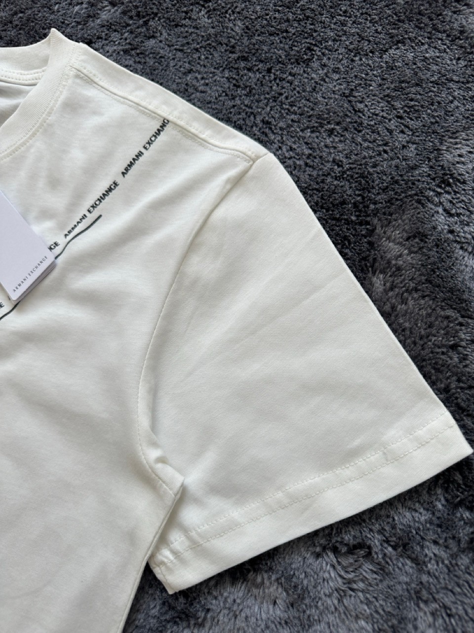 Big AX Logo Cotton T-Shirt