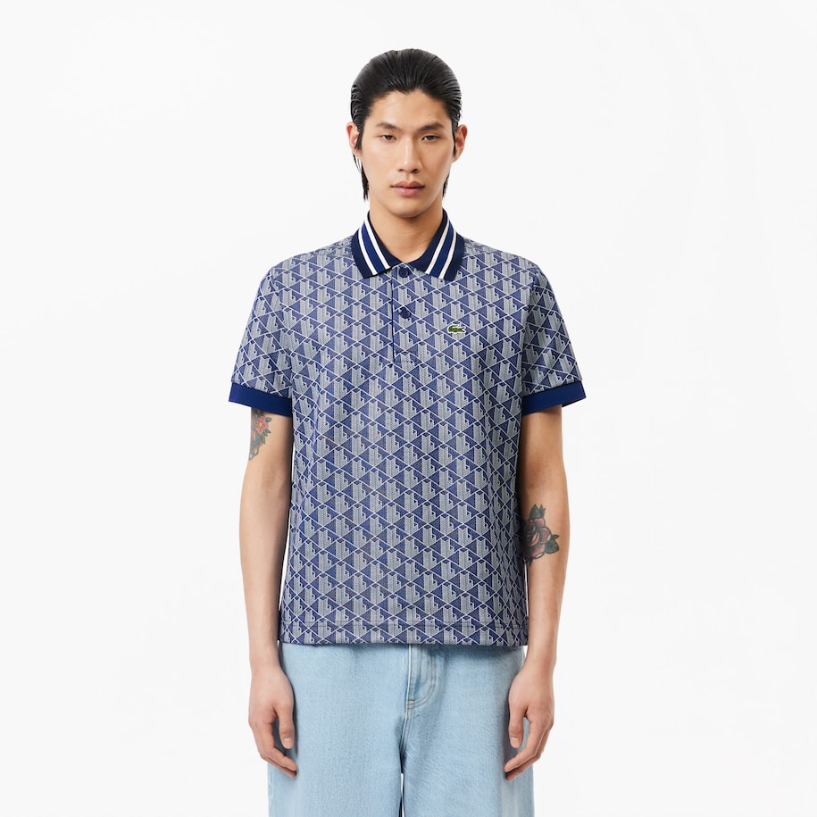 Monogram Classic Fit Polo Yaka T-Shirt