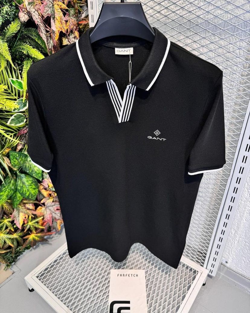 Polo Yakalı Cotton T-Shirt