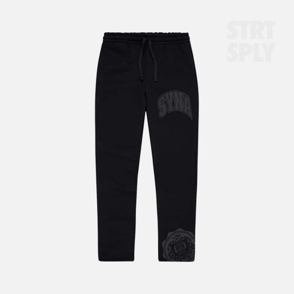 Syna World College Logo Eşofman Altı - Black/Black