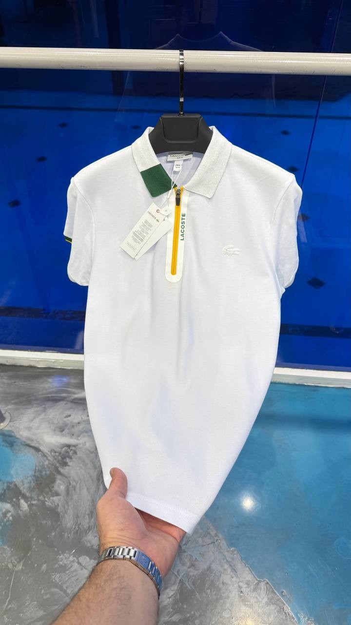 Fermuarlı Polo Yaka T-Shirt