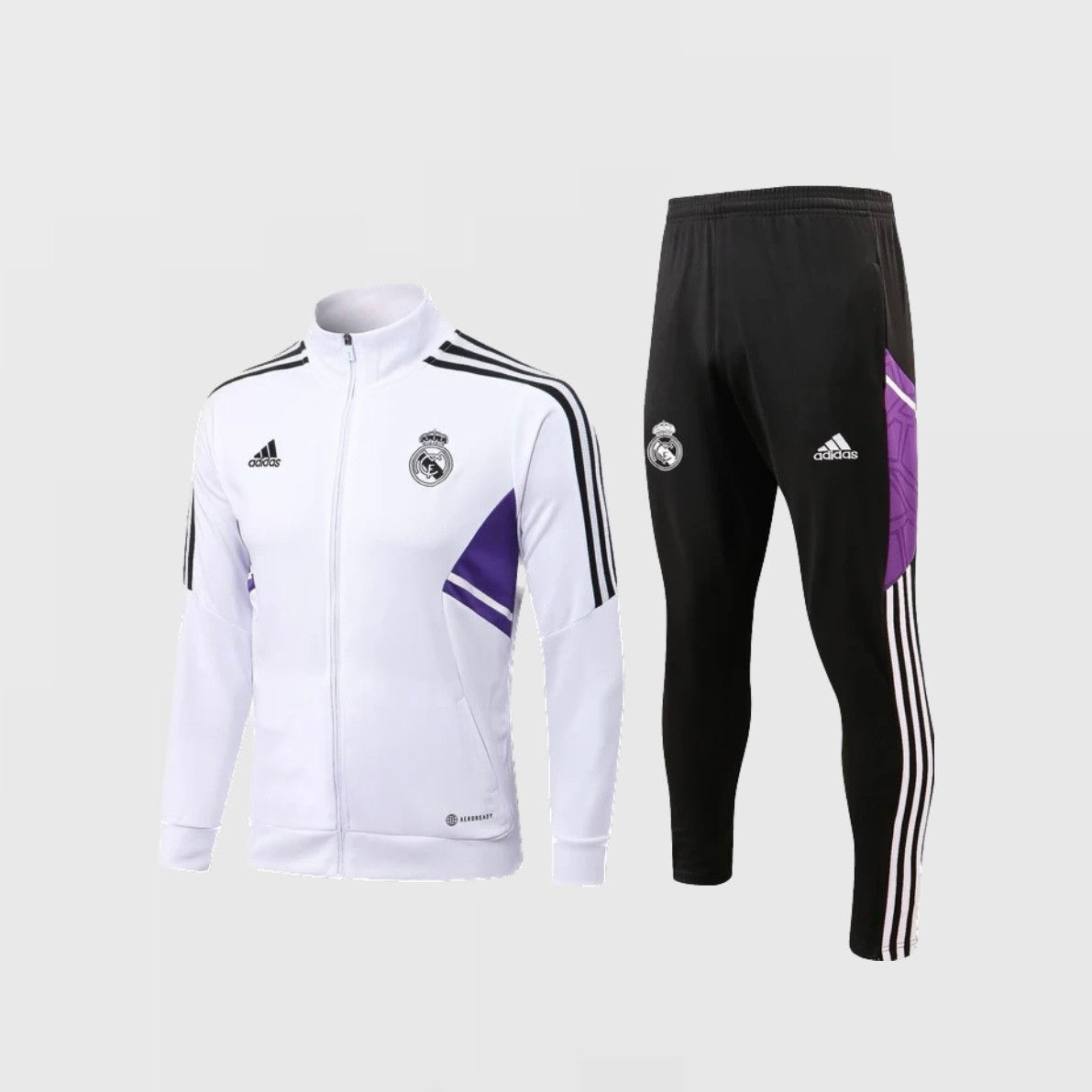 Real Madrid Training Eşofman Takımı White/Black/Purple