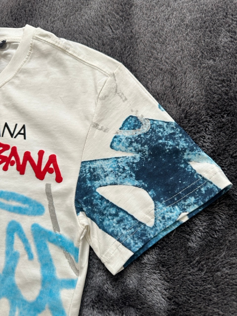 Graffiti-Print Cotton T-Shirt