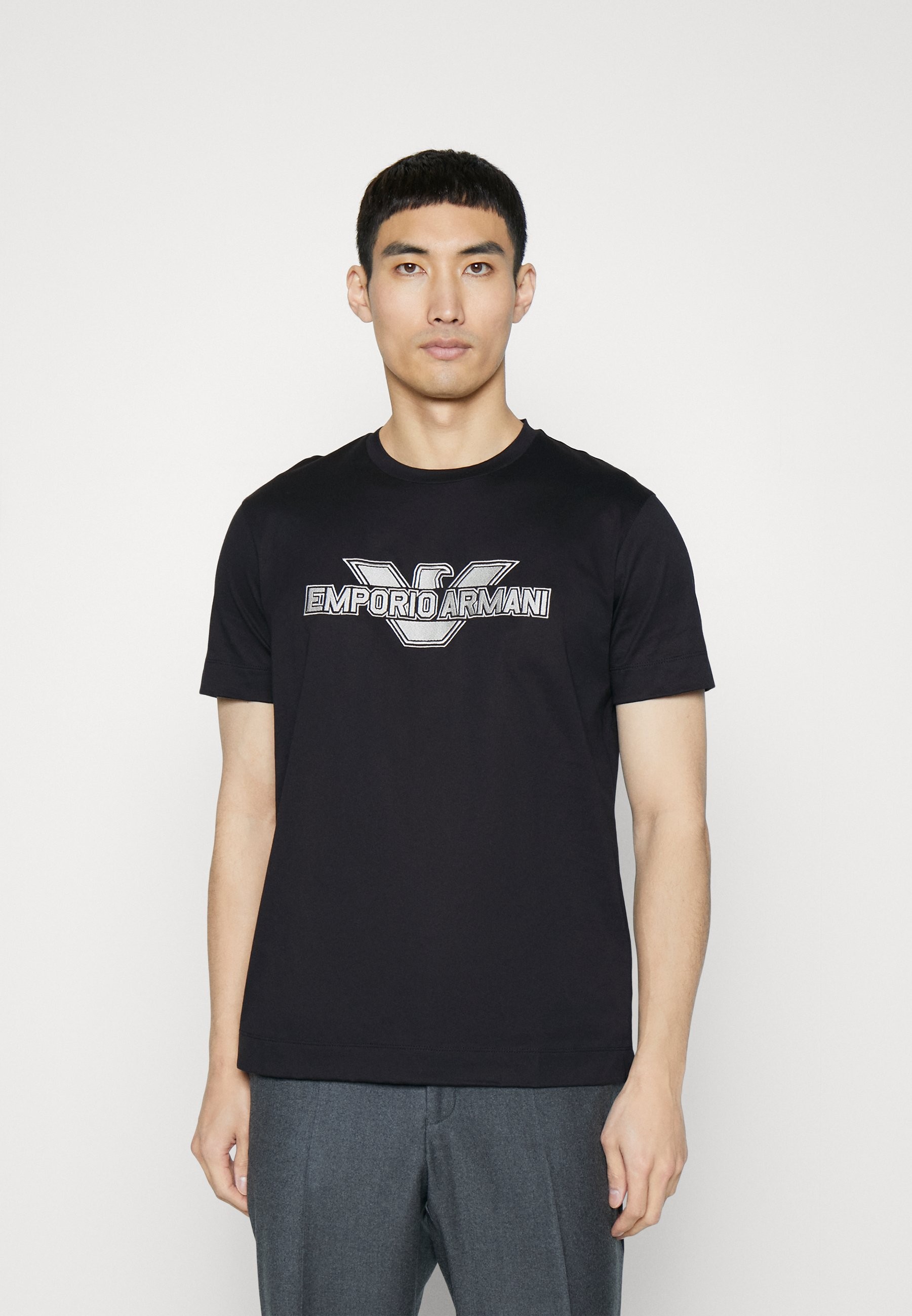 EA Black Edition Cotton Black T-Shirt