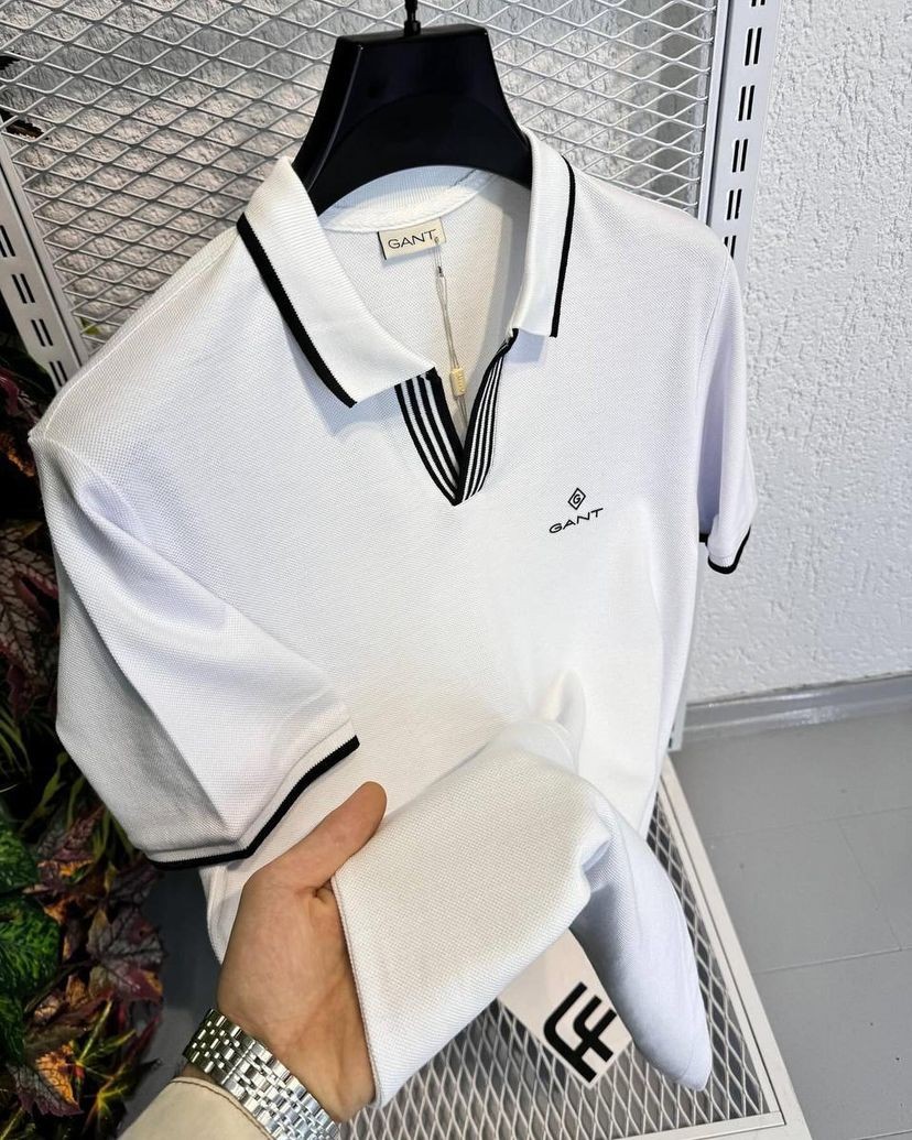 Polo Yakalı Cotton T-Shirt