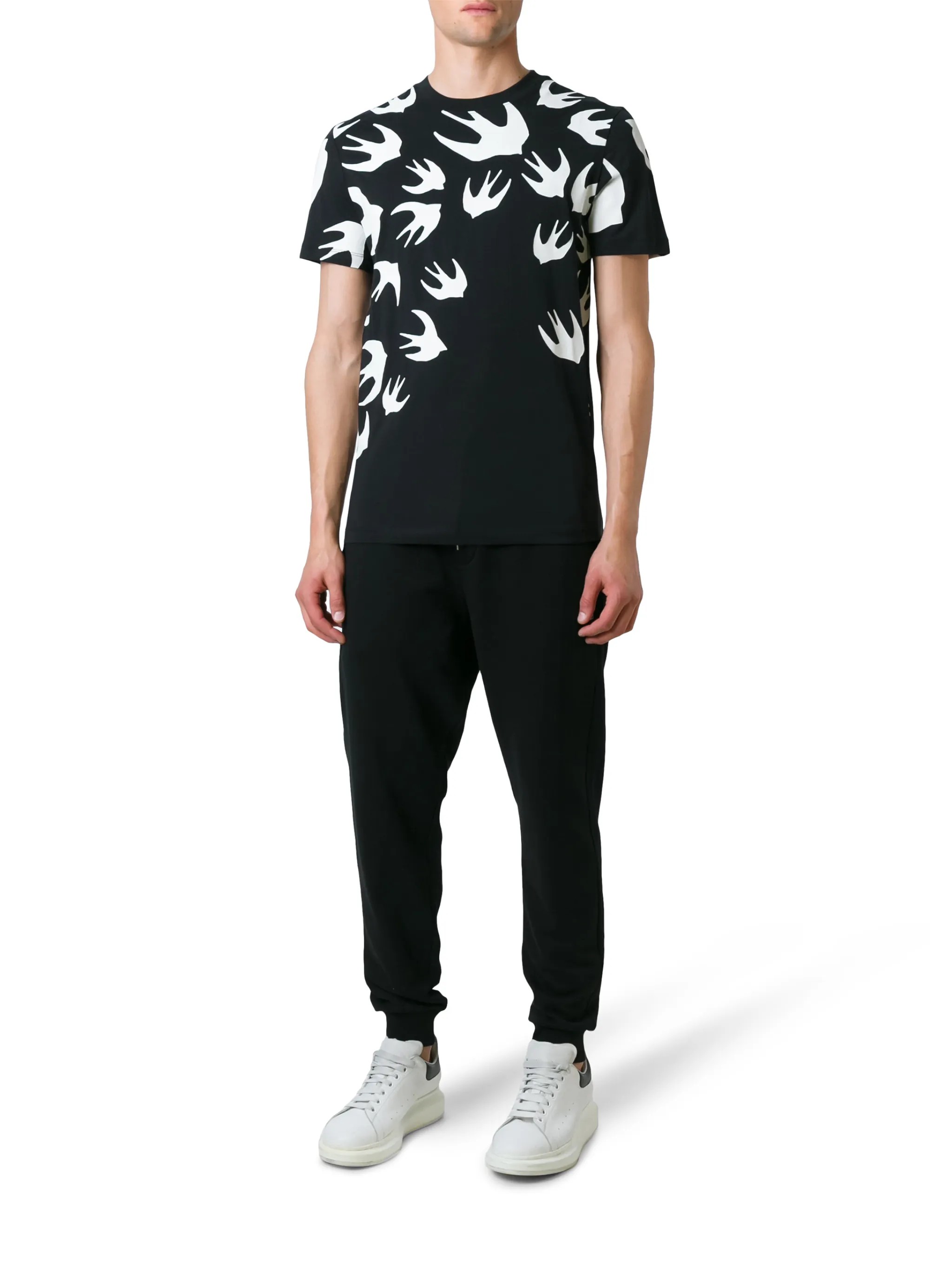 Bird Pattern T-Shirt