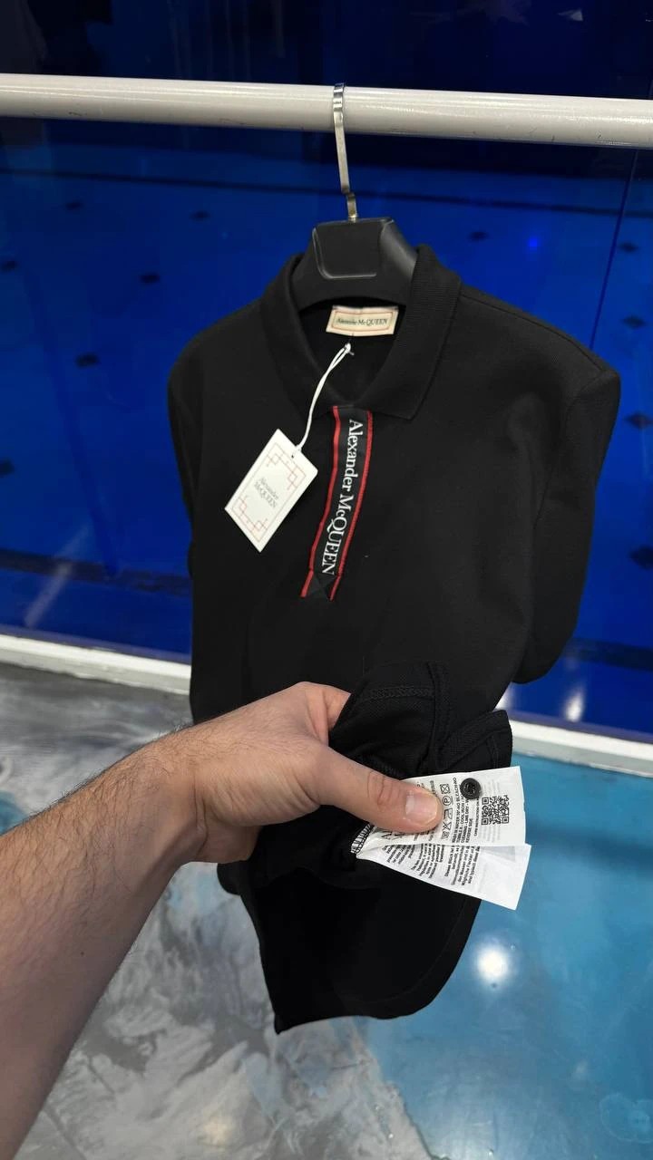 Tape Button Polo Yaka T-Shirt
