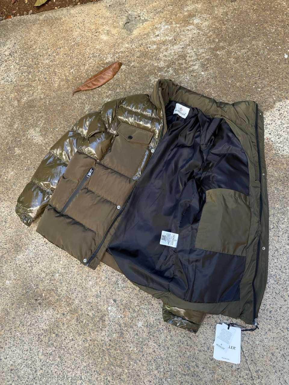 Haki Çift Parçalı Mont