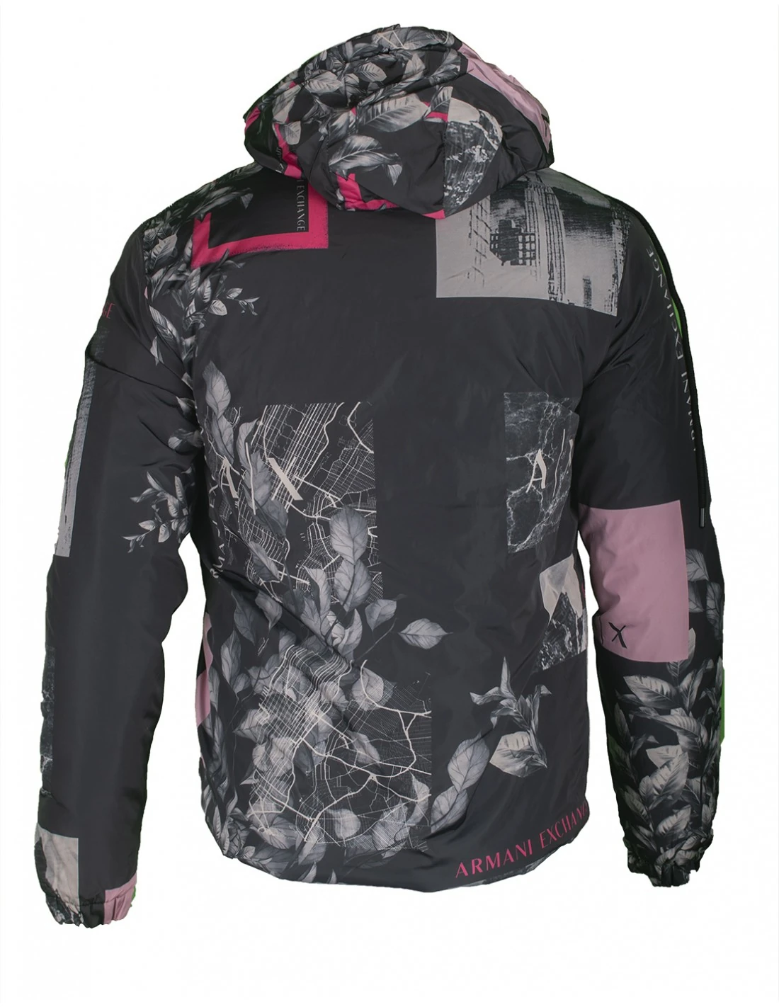 Exchange Desenli Erkek Mont