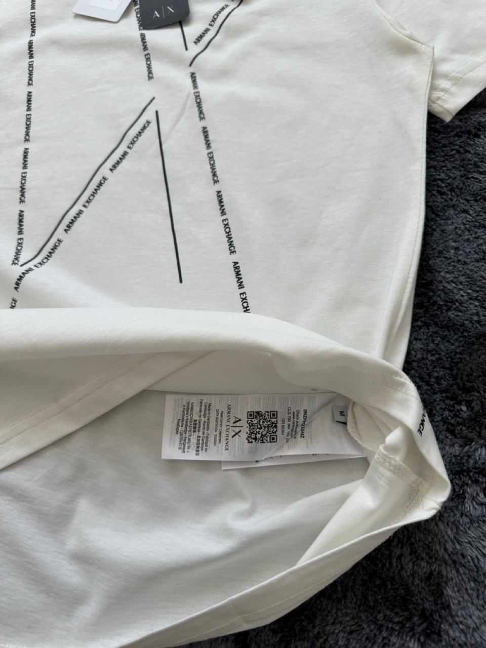 Big AX Logo Cotton T-Shirt