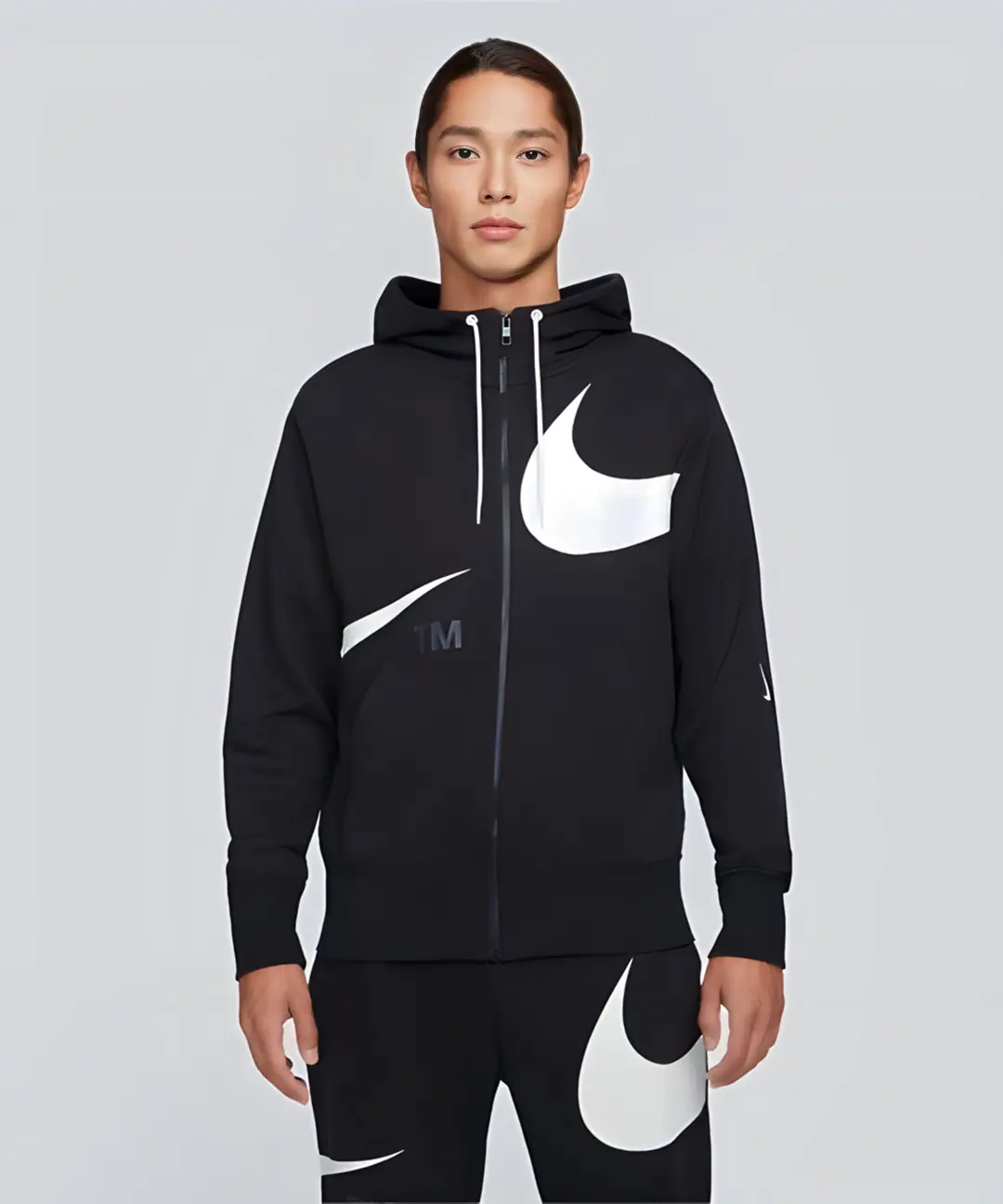 Swoosh Trademark Siyah/Beyaz Eşofman Takımı · 3