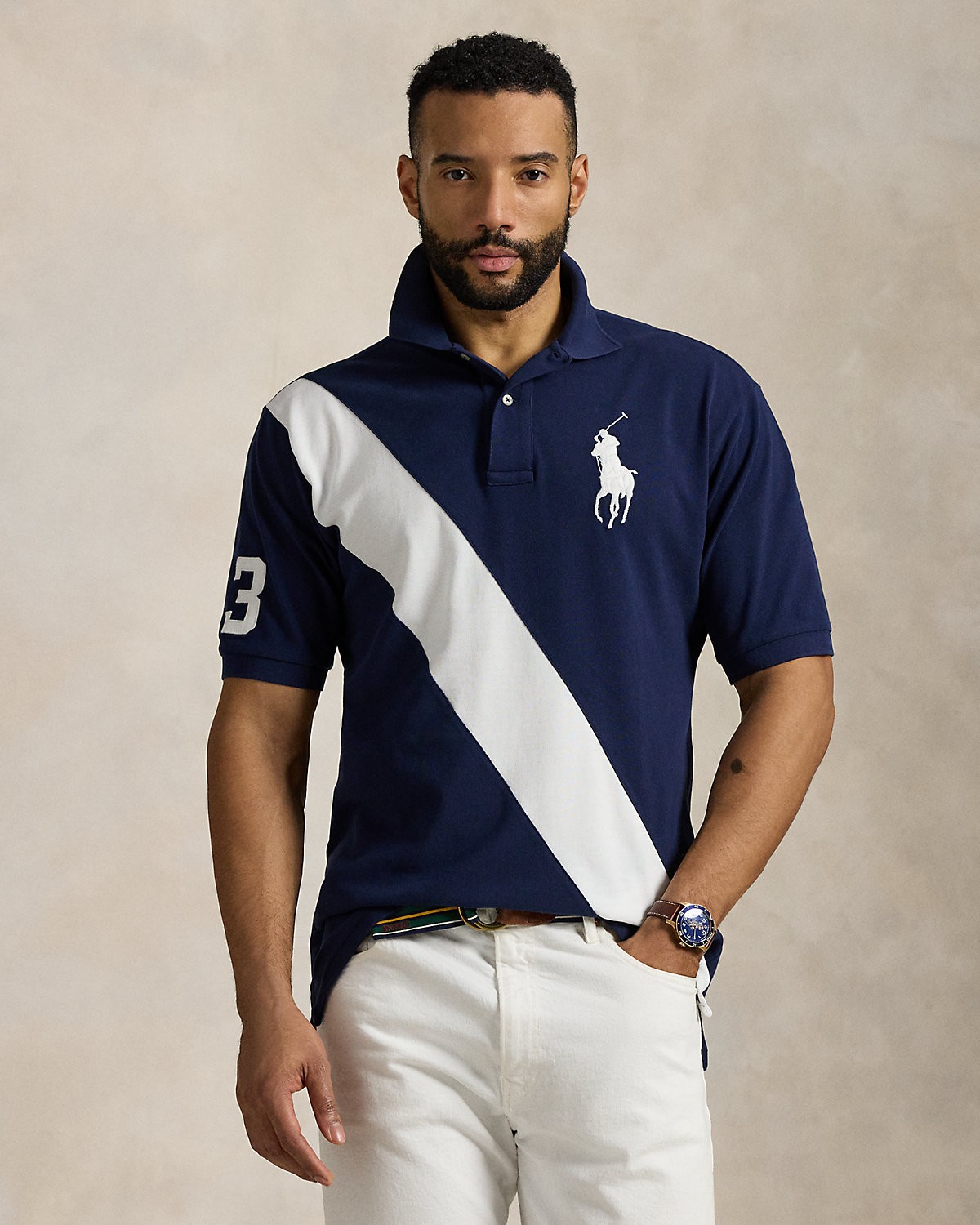 Big Pony Mesh Polo Yaka T-Shirt