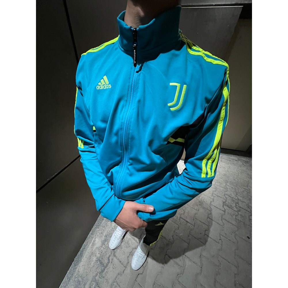 Juventus Training Eşofman Takımı Neon Volt/Black/Yellow