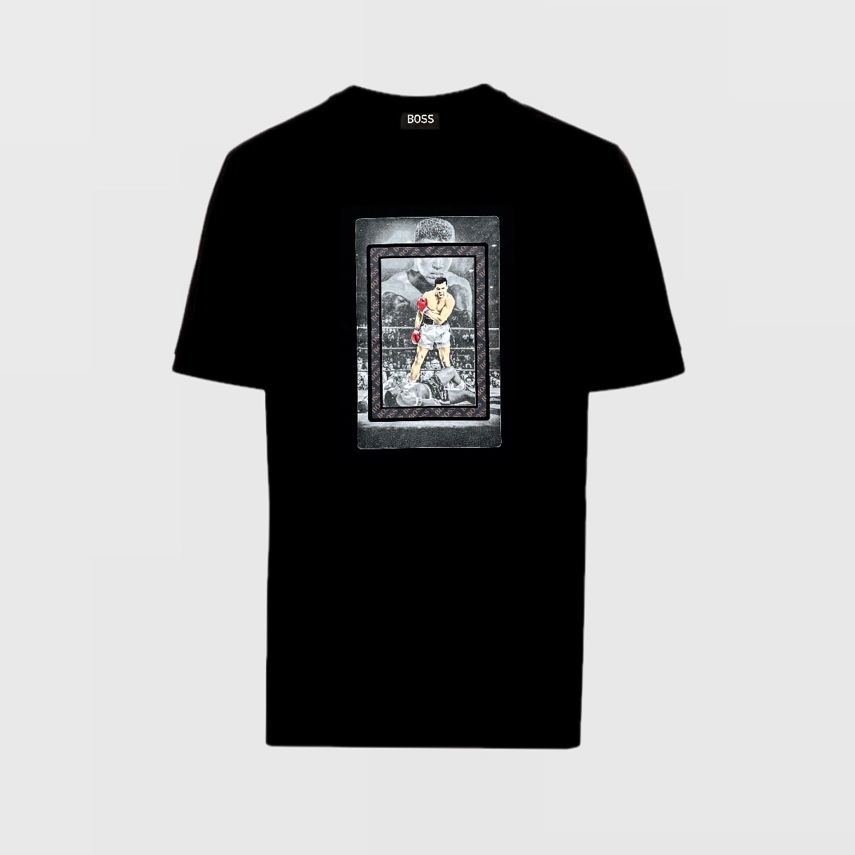 Muhammed Ali Cotton T-Shirt - Siyah