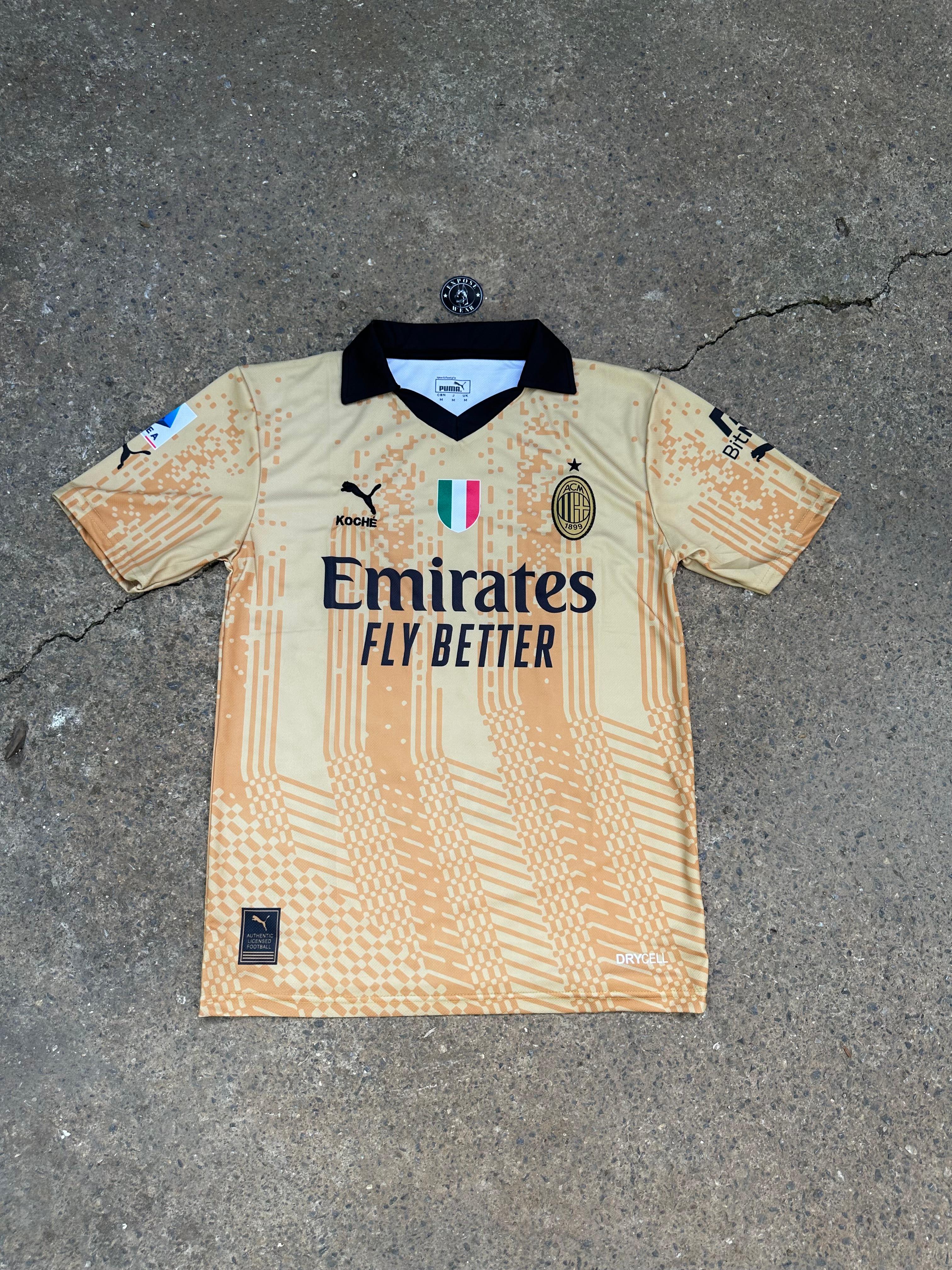 AC Milan Deplasman Gold/Siyah Forma